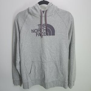 The North Face Gray & Purple Hoodie